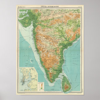 Póster Sección sur de India