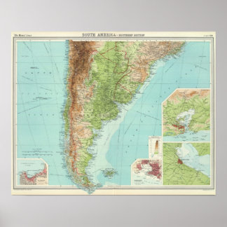 Póster Sección sur de Sudamérica
