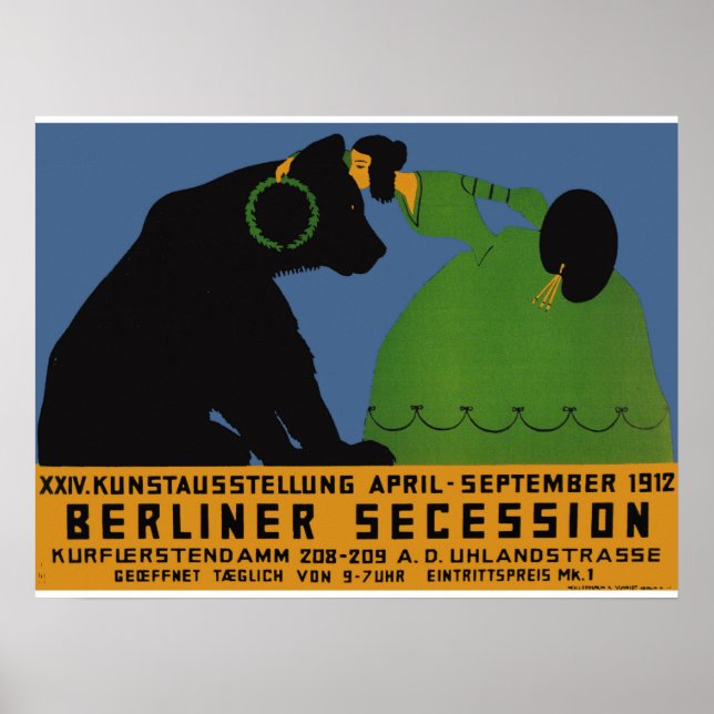 Póster Secesión de Berlín (Frente)