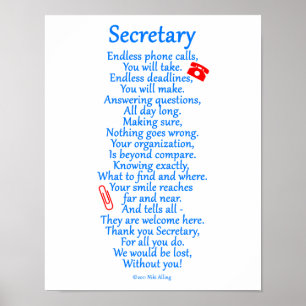 Póster Secretario Gracias