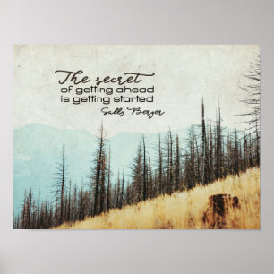 Póster Secreto De Avanzar