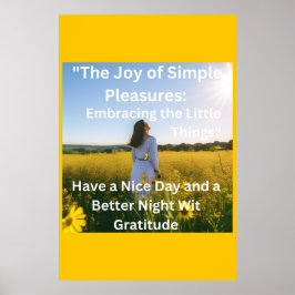 Póster Secreto de la Vida Feliz: Encontrando alegría en p