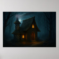 Secretos de la casa de brujas en el bosque