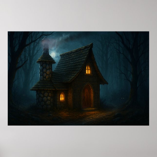 Póster Secretos de la casa de brujas en el bosque (Frente)