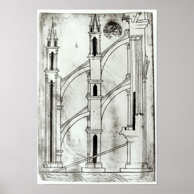 Póster Section of the wall and arch (Frente)