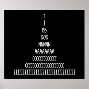 Póster Secuencia de Fibonacci