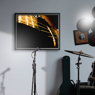 Póster Secuencias de la guitarra acústica