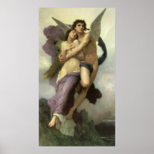 Póster Secuestro de Psiche por Bouguereau
