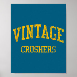 Póster Secundaria vintage hs napa ca deportes vintage