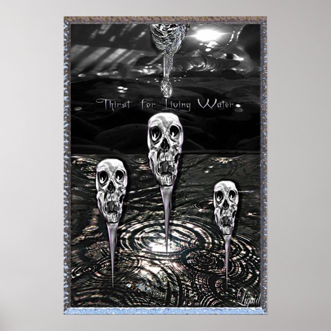 Póster Sed por el agua vital (Poster) (Frente)