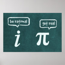 ¡Sed Racionales! - Poster de matemáticas