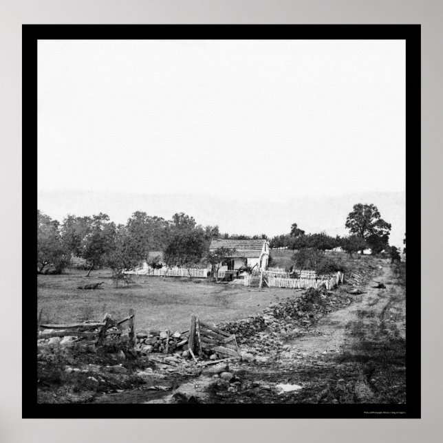 Póster Sede de la Unión en Gettysburg 1863 (Frente)