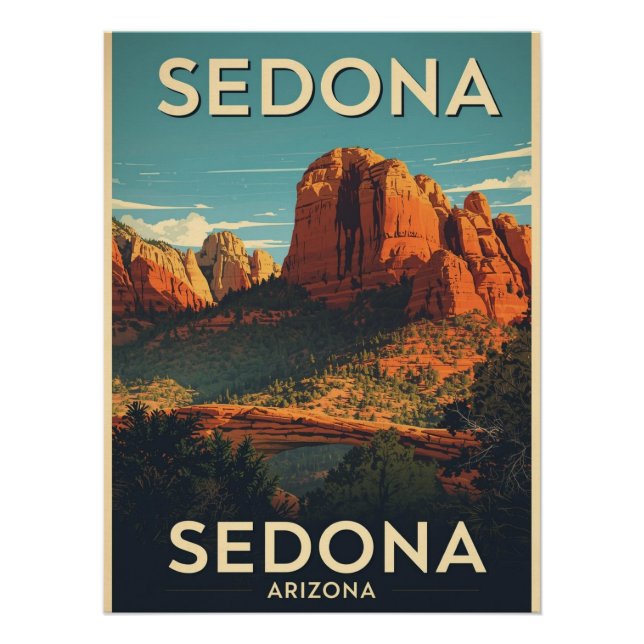 Póster Sedona Arizona (Anverso)