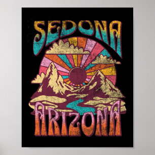 Póster Sedona Arizona Naturaleza Senderismo Montañas Al A