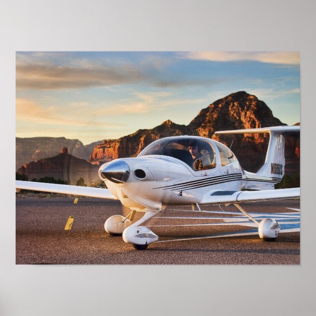 Póster Sedona DA-40 (Frente)