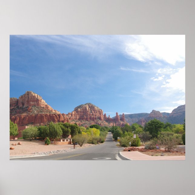 Póster Sedona Rojas (Frente)