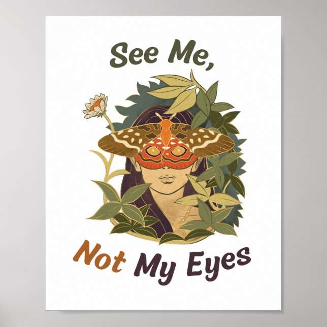 Póster See Me, Not My Eyes (Frente)