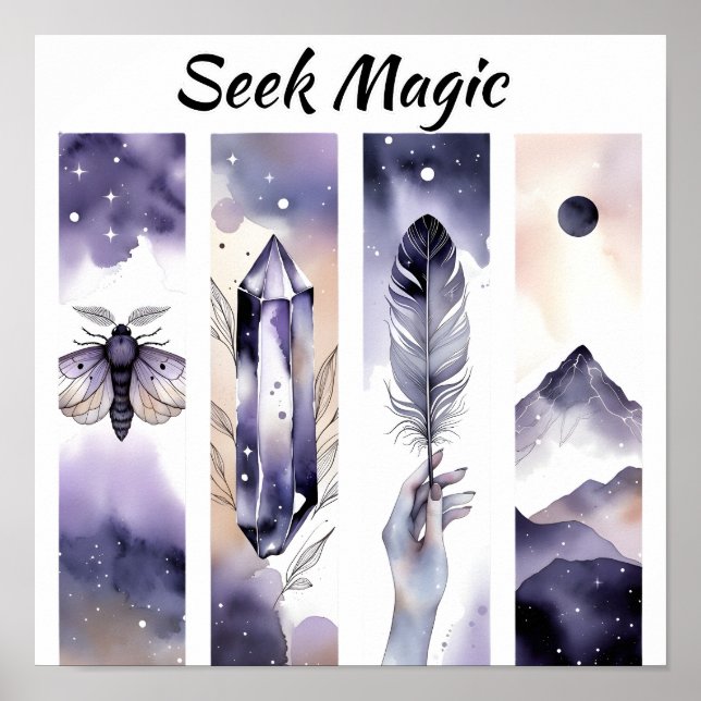 Póster Seek Magic Boho Art (Frente)
