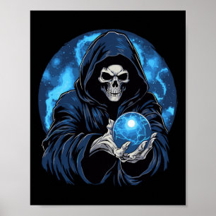 Póster Segador Esqueleto de la Muerte Halloween