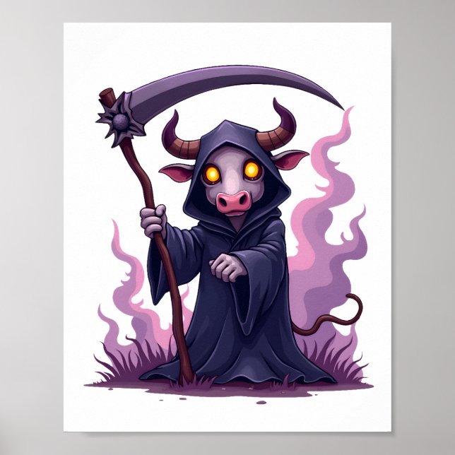 Póster Segadora de Vacas (Frente)