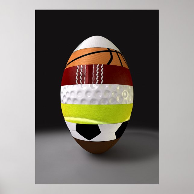 Póster Segmented Sports Ball (Frente)