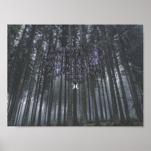 Póster Segovia Amil Witchy Poem