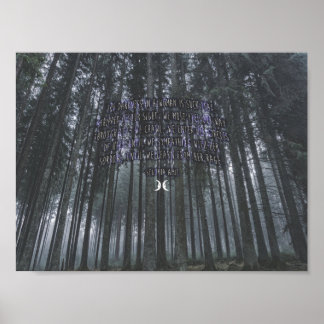 Póster Segovia Amil Witchy Poem