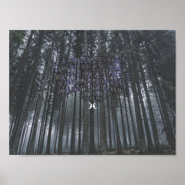 Póster Segovia Amil Witchy Poem (Frente)