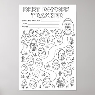 Póster Seguimiento de pago de la búsqueda de huevos de Pa