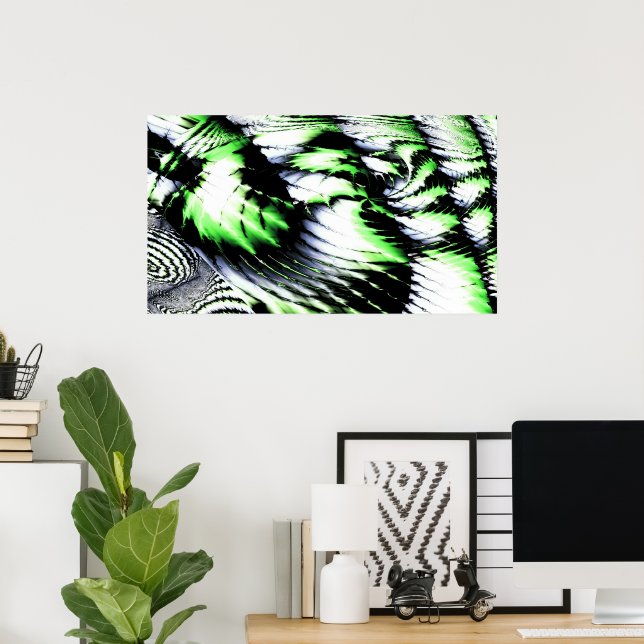 Póster Seguimiento de tormenta (Oficina en casa)