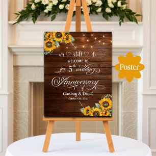 Póster Seguimos haciendo 5° Aniversario Boda