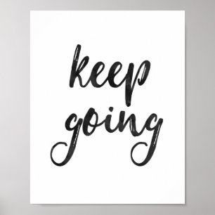 Póster Seguir andando - Poster de citas