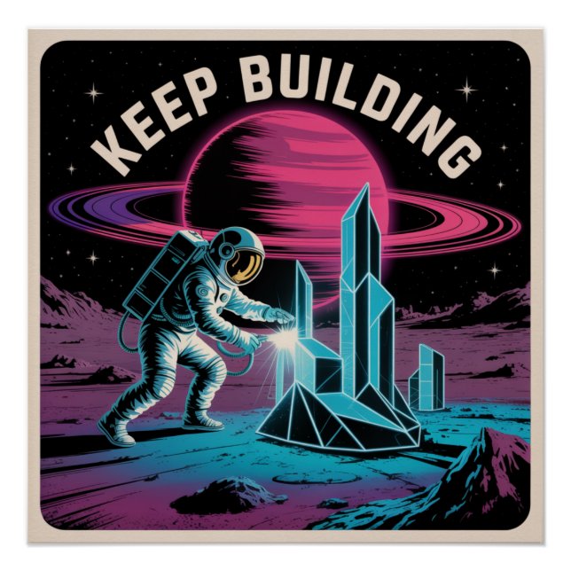 Póster Seguir Construyendo (Anverso)