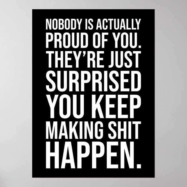 Póster Seguir haciéndolo realidad - Motivacional (Frente)