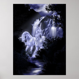 Póster Seguir la luz de la luna