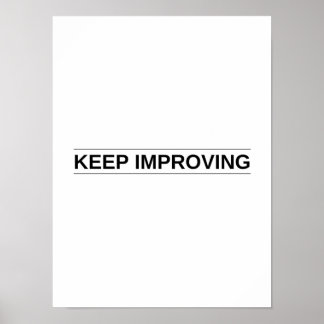 Póster Seguir mejorando - Poster motivacional