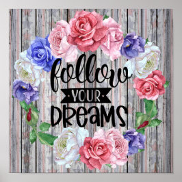 Póster Seguir tus sueños