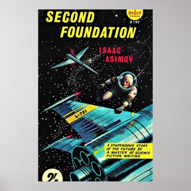 Póster Segunda Fundación Isaac Asimov (Frente)