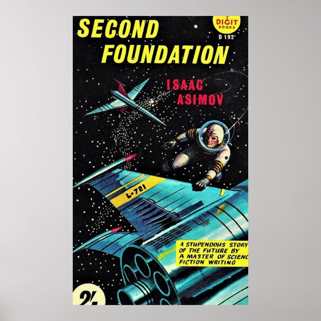 Póster Segunda Fundación Isaac Asimov (Frente)