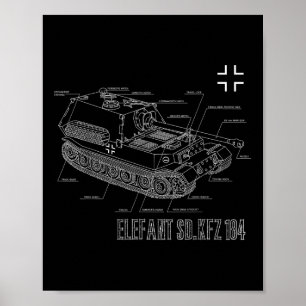 Póster Segunda Guerra Mundial: Elefant Blu, destructor de