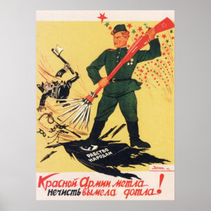 Póster Segunda Guerra Mundial URSS Propaganda soviética 1