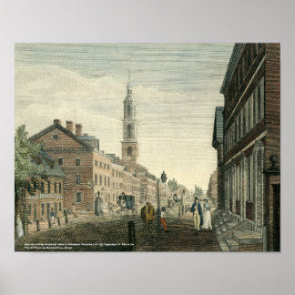 Póster Segunda Iglesia Presbiteriana, Filadelfia Print