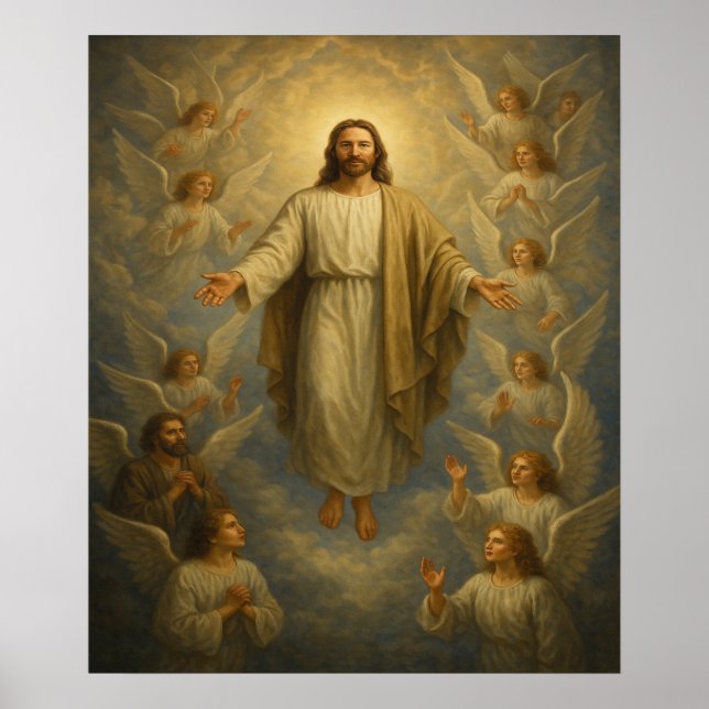 Póster Segunda venida de Jesús™ LDS Wall Art (Frente)