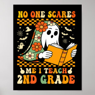 Póster Segundo curso de docente de Halloween