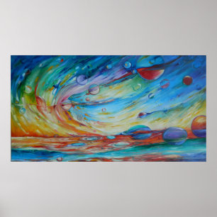 Póster "Segundo día serie de la historia de la creación