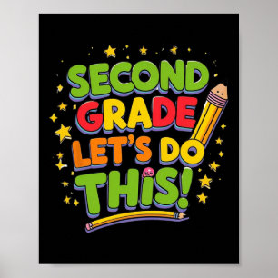 Póster Segundo Grado Volvamos esto a los escolares