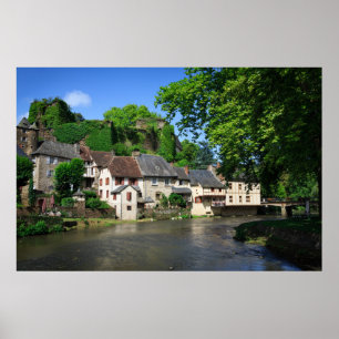 Póster Segur-le-Castillo francés en el poster de Francia
