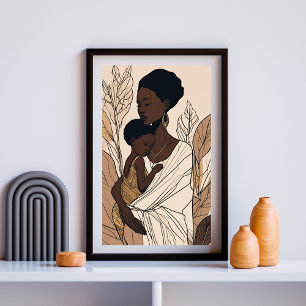 Póster Segura en sus brazos