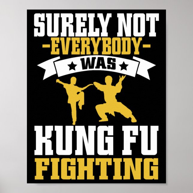 Póster Seguramente no todos eran luchadores de Kung Fu am (Frente)