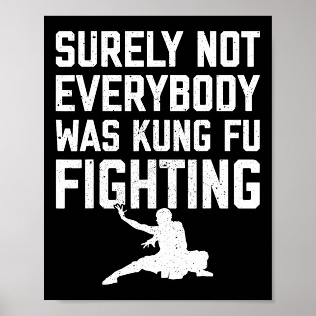 Póster Seguramente no todos eran luchadores de Kung Fu Ka (Frente)